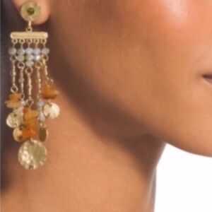 New Chico’s chandelier statement earrings